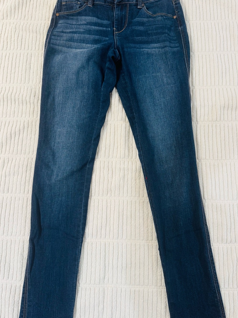Driftwood Floral Embroidered Cropped Wide Leg Jeans Size 25 Light Wash - Picture 9 of 10